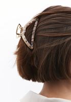 Bayan Kahverengi Mandal Saç Tokası