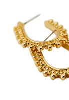 Women Gold Pendant Ear Ring