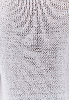 Bayan Beyaz Bağlamalı Triko Süveter