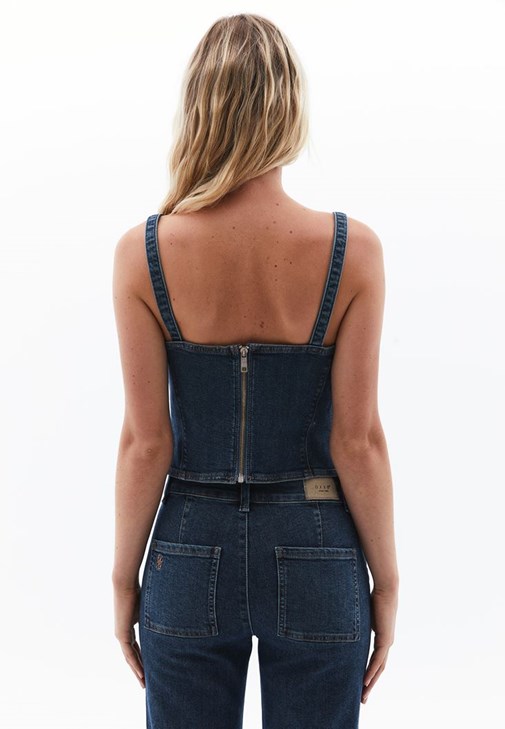Denim Atlet ve Pantolon Kombini