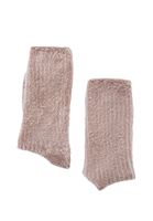 Bayan Bej Yumuşak Dokulu Çorap