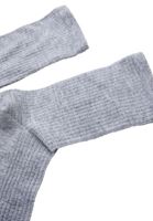 Bayan Gri Sim Detaylı Çorap