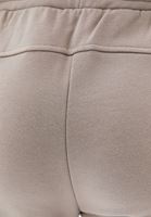 Bayan Bej Beli Lastikli Sweat Jogger Pantolon