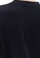 Bayan Siyah Modal Kruvaze Detaylı Sweatshirt