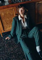 Bayan Çok Renkli Boyfriend Blazer Ceket