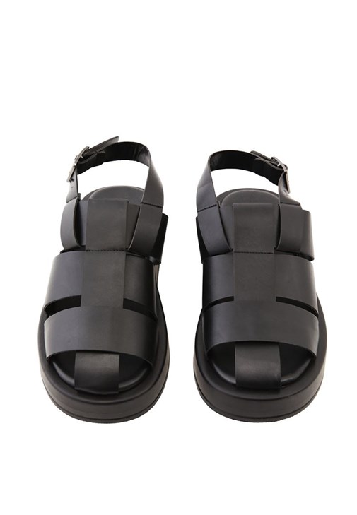 Midi Elbise ve Sandalet Kombini