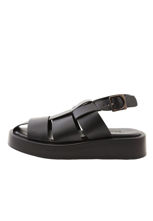 Midi Elbise ve Sandalet Kombini