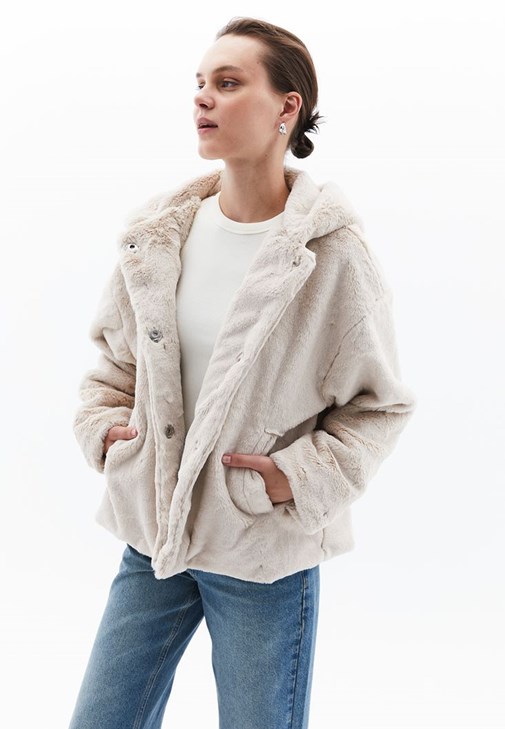 モコモコ Skechers Outdoor Fleece Full Zip Sherpa Erkek Siyah Polar