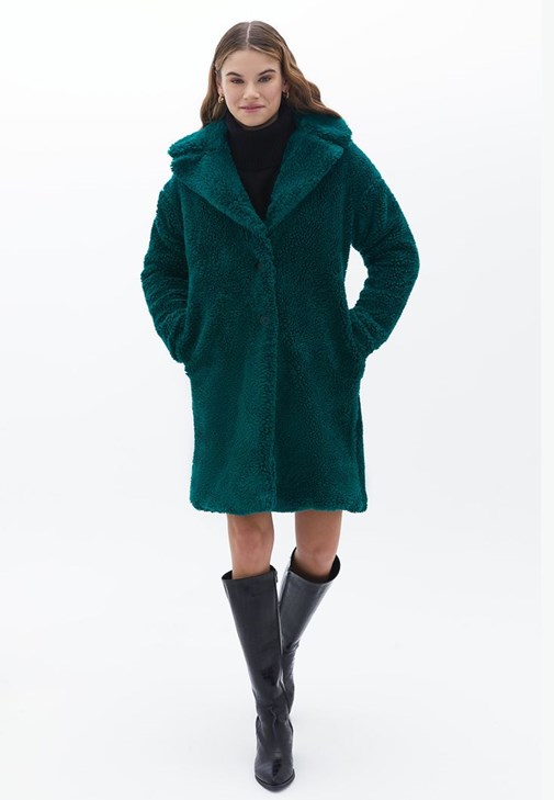 Kürk ve Deri Çizme Kombini