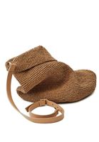 Bayan Kahverengi Hasır Çanta