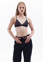 Bayan Mavi Dantel İşlemeli Bralet