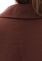 Bayan Kahverengi Modal Oversize Gömlek