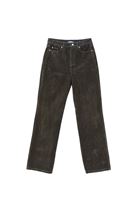 Straight-Fit Pantolon ve Crop Kazak Kombini