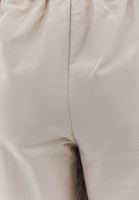 Bayan Bej Yüksek Bel Balon Pantolon