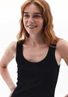 Bayan Siyah Pamuklu U Yaka Atlet