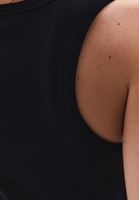 Bayan Siyah Pamuklu U Yaka Atlet