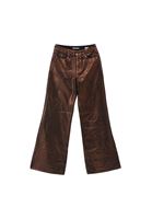 Denim Bol Paça Pantolon ve Atlet Kombini