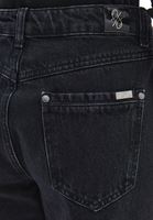 Bayan Siyah Yüksek Bel Wide-Leg Pantolon