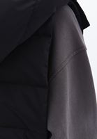 Bayan Siyah Kaz Tüylü Puf Yelek