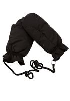 Bayan Siyah Kaz Tüyü Puf Eldiven