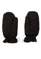 Bayan Siyah Kaz Tüyü Puf Eldiven