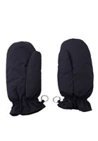 Bayan Lacivert Kaz Tüyü Puf Eldiven