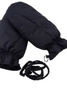 Bayan Lacivert Kaz Tüyü Puf Eldiven