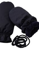 Bayan Lacivert Kaz Tüyü Puf Eldiven