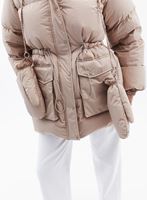 Bayan Bej Kaz Tüyü Puf Eldiven