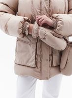 Bayan Bej Kaz Tüyü Puf Eldiven