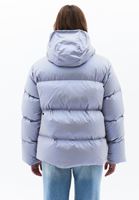 Kapitone Puf Mont ve Wide-Leg Pantolon Kombini