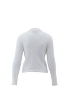 Bayan Krem Polo Yaka Ajurlu Kazak