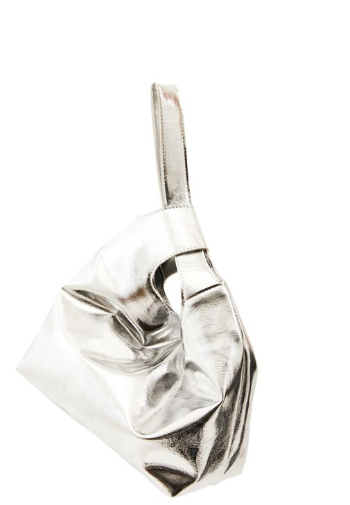 Gümüş Askı Detaylı El Çantası
