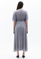Women Grey High Rise Gipped Skirt
