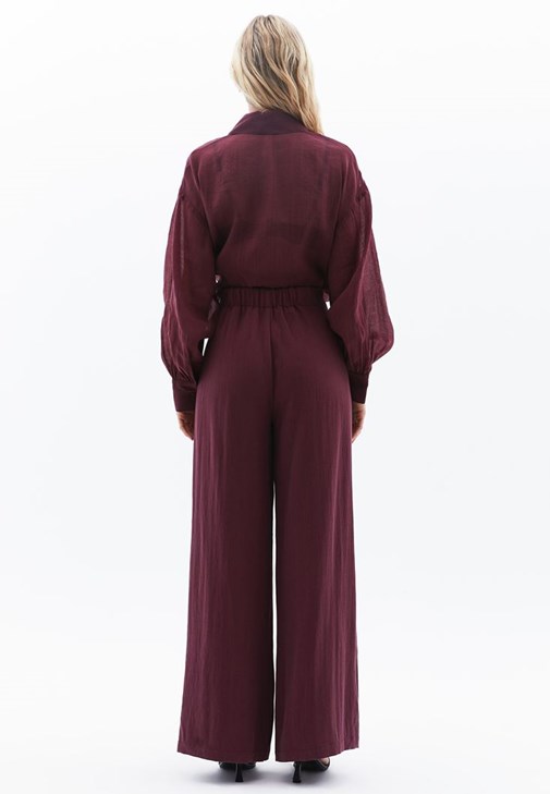 Pantolon ve Tencel Gömlek Kombini