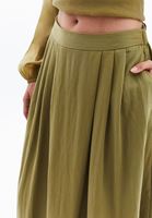 Tencel Etek ve Tül Bluz Kombini