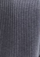 Women Charcoal Grey Soft Touch Boat Neck Sweater