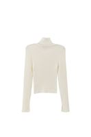 Bayan Krem Roll Neck Kazak