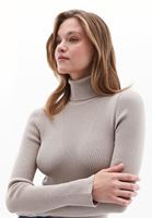 Bayan Bej Roll Neck Kazak
