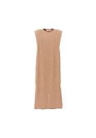 Women Beige Soft Touch Maxi Dress
