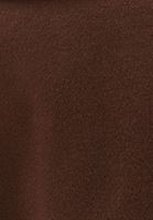 Bayan Kahverengi Yün Karışımlı Crop Ceket