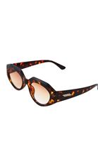 Bayan Kahverengi Kalın Çerçeveli Güneş Gözlüğü