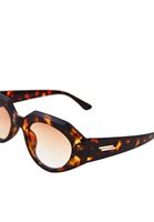 Bayan Kahverengi Kalın Çerçeveli Güneş Gözlüğü