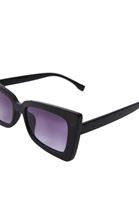 Bayan Siyah Kalın Çerçeveli Güneş Gözlüğü