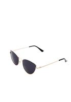 Bayan Altın Metalik Çerçeveli Güneş Gözlüğü