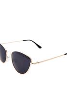 Bayan Altın Metalik Çerçeveli Güneş Gözlüğü