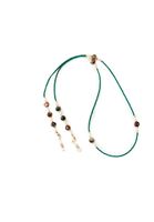 Bayan Çok Renkli Boncuk Detaylı Gözlük Zinciri