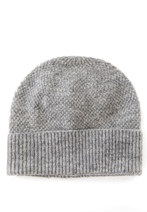 Gri Basic Örme Bere