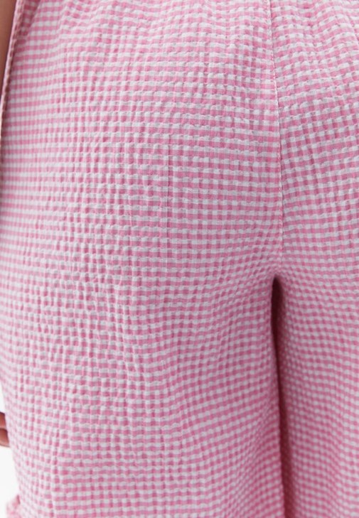 Bağlamalı Pantolon ve Bluz Kombini