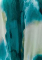 Bayan Çok Renkli V Yaka Uzun Saten Elbise